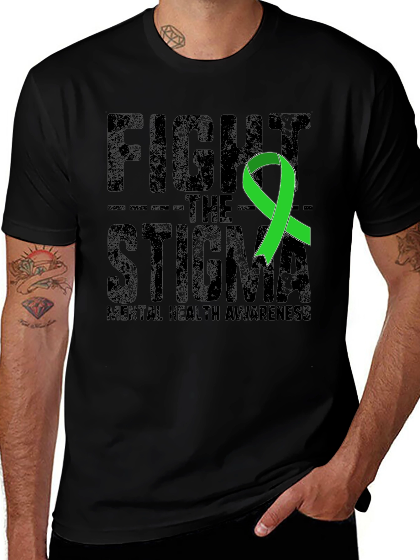 Fight the Stigma Mental Health Awareness T-Shirt