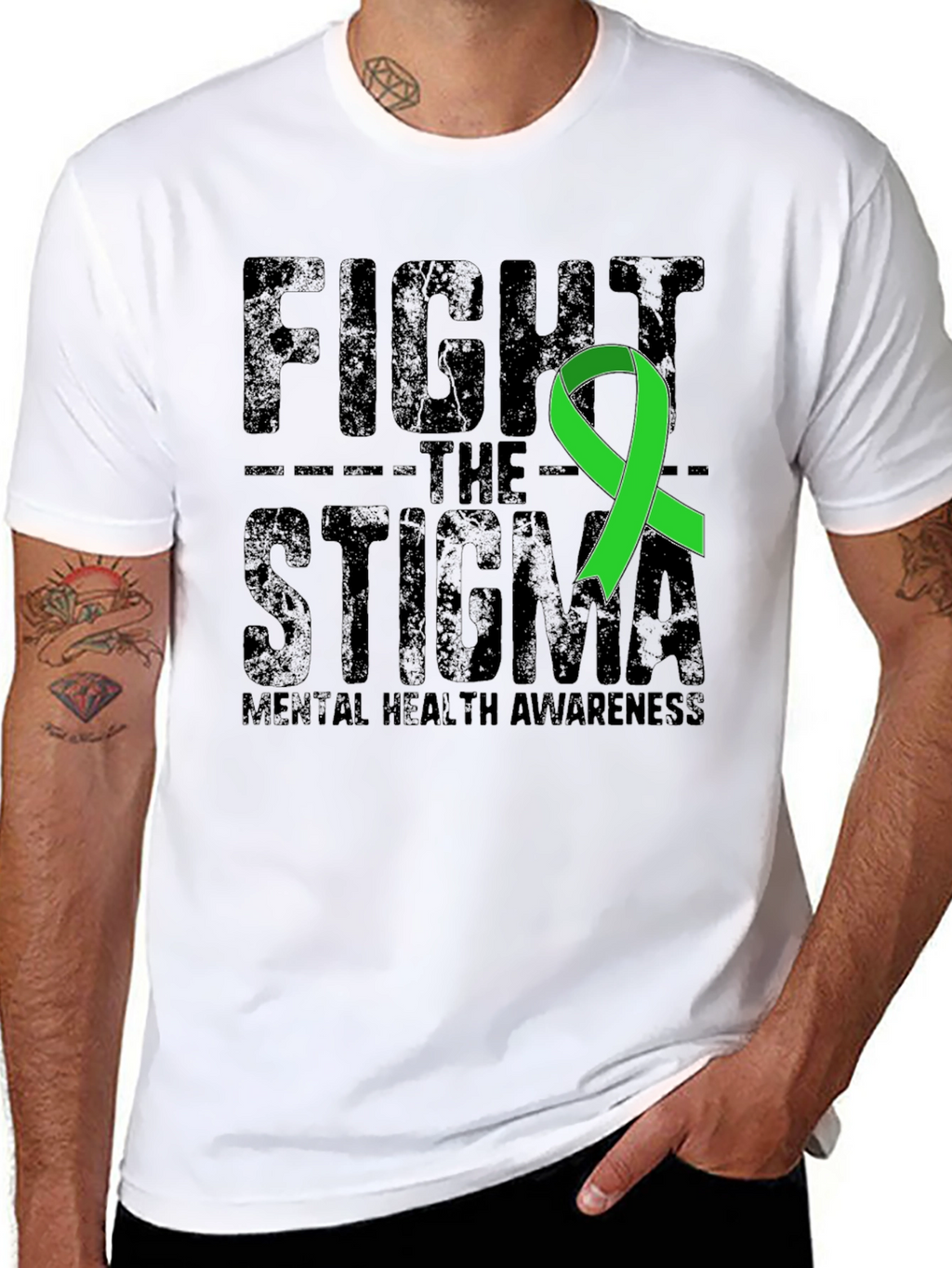 Fight the Stigma Mental Health Awareness T-Shirt