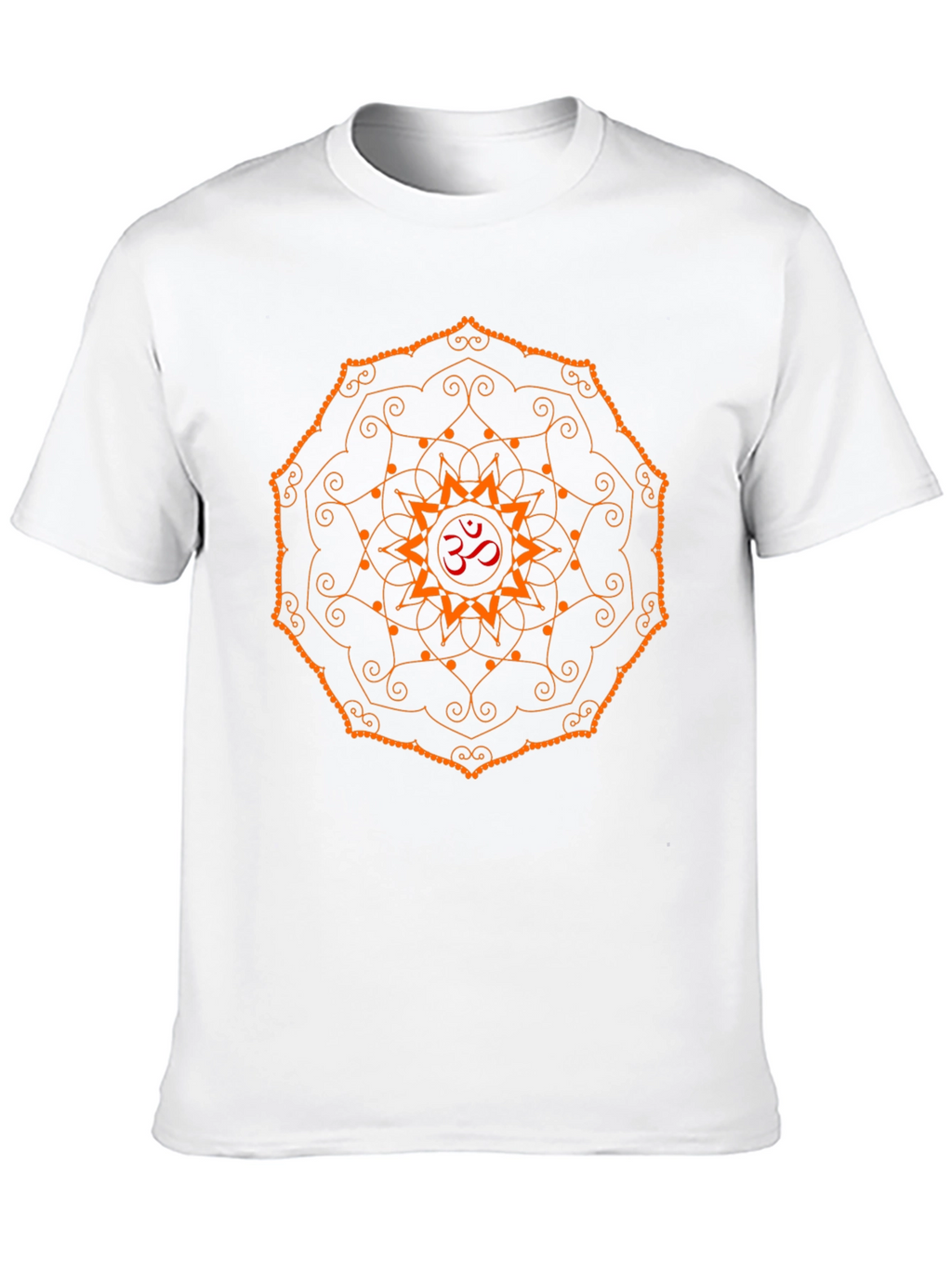 Om Mandala Graphic Black T-Shirt - Yoga Meditation Tee