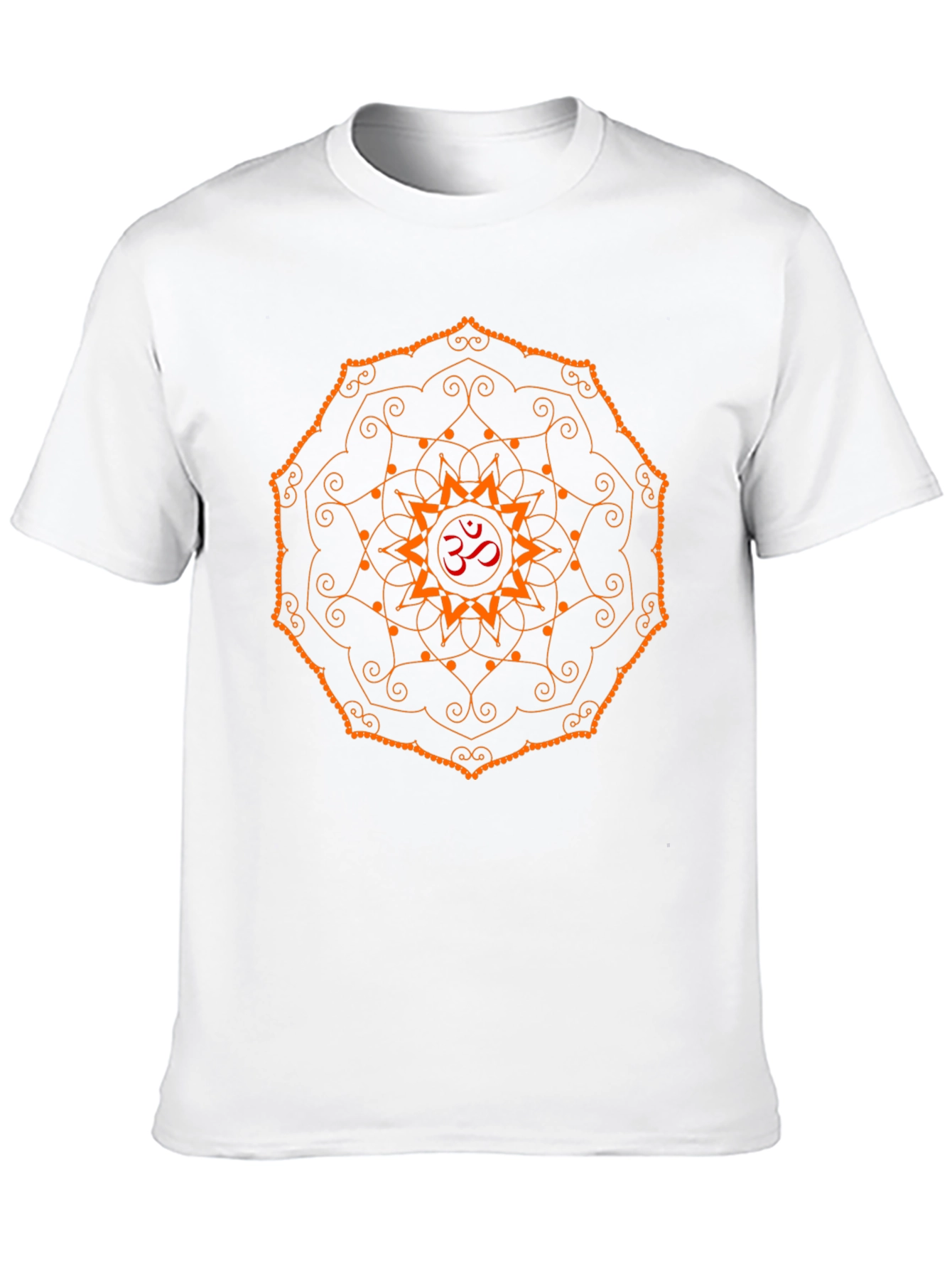 Om Mandala Graphic Black T-Shirt - Yoga Meditation Tee