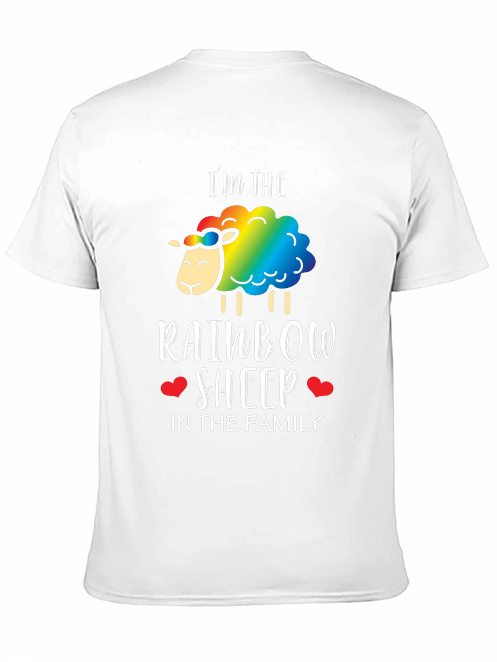 Rainbow Sheep Family T-Shirt - Pride LGBTQ+ Tee