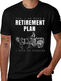 Farming Retirement Plan Graphic T-Shirt