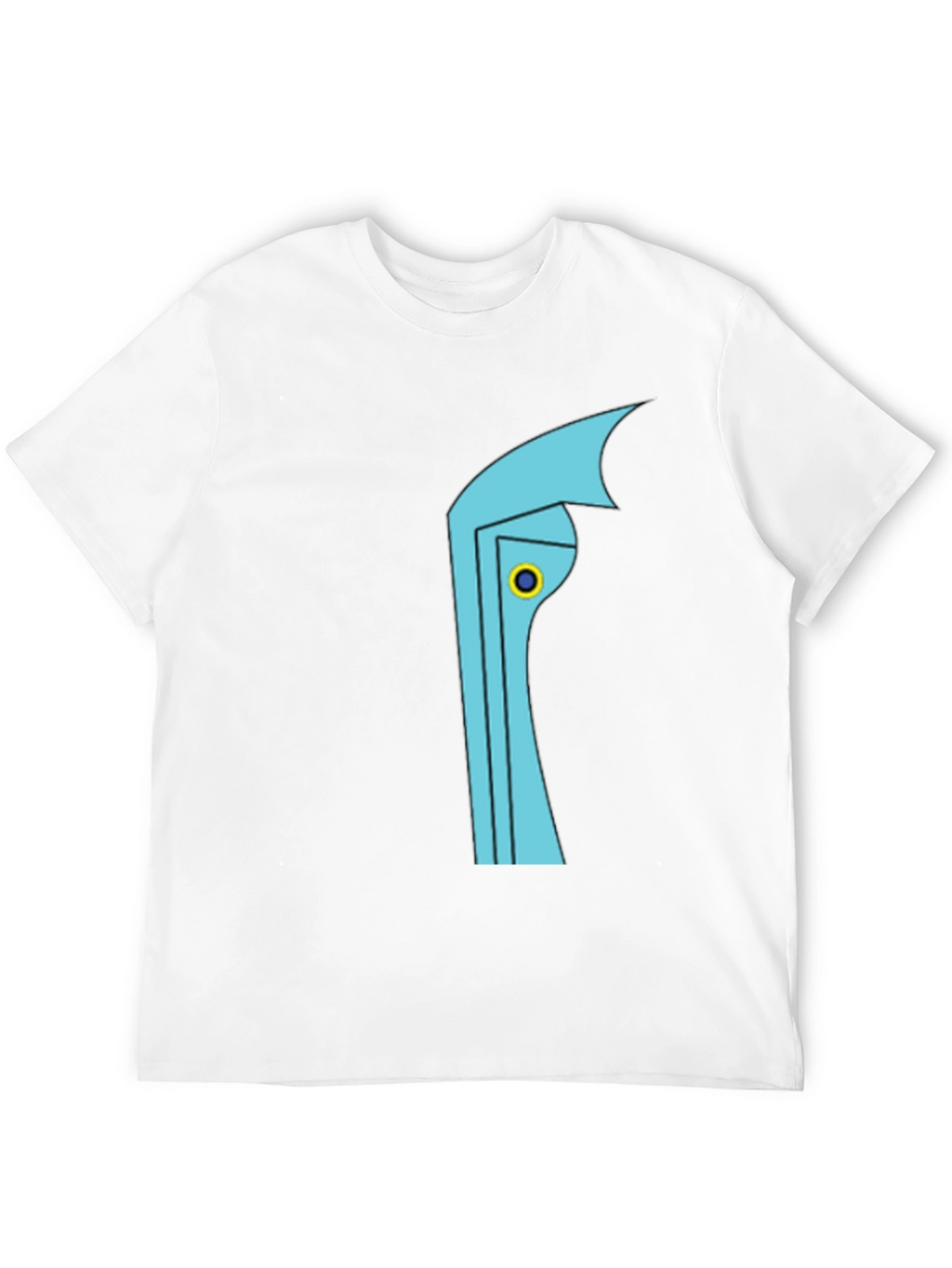 Geometric T-Shirt - Cool Blue Accent