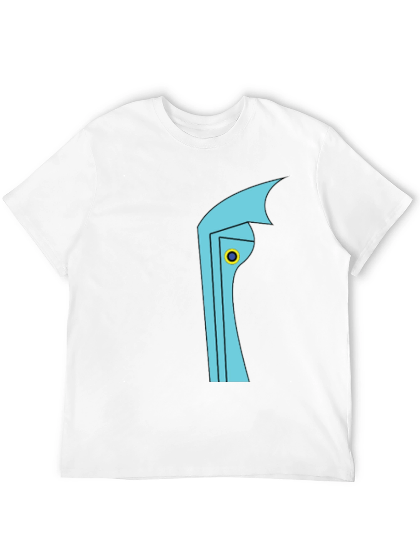 Geometric T-Shirt - Cool Blue Accent