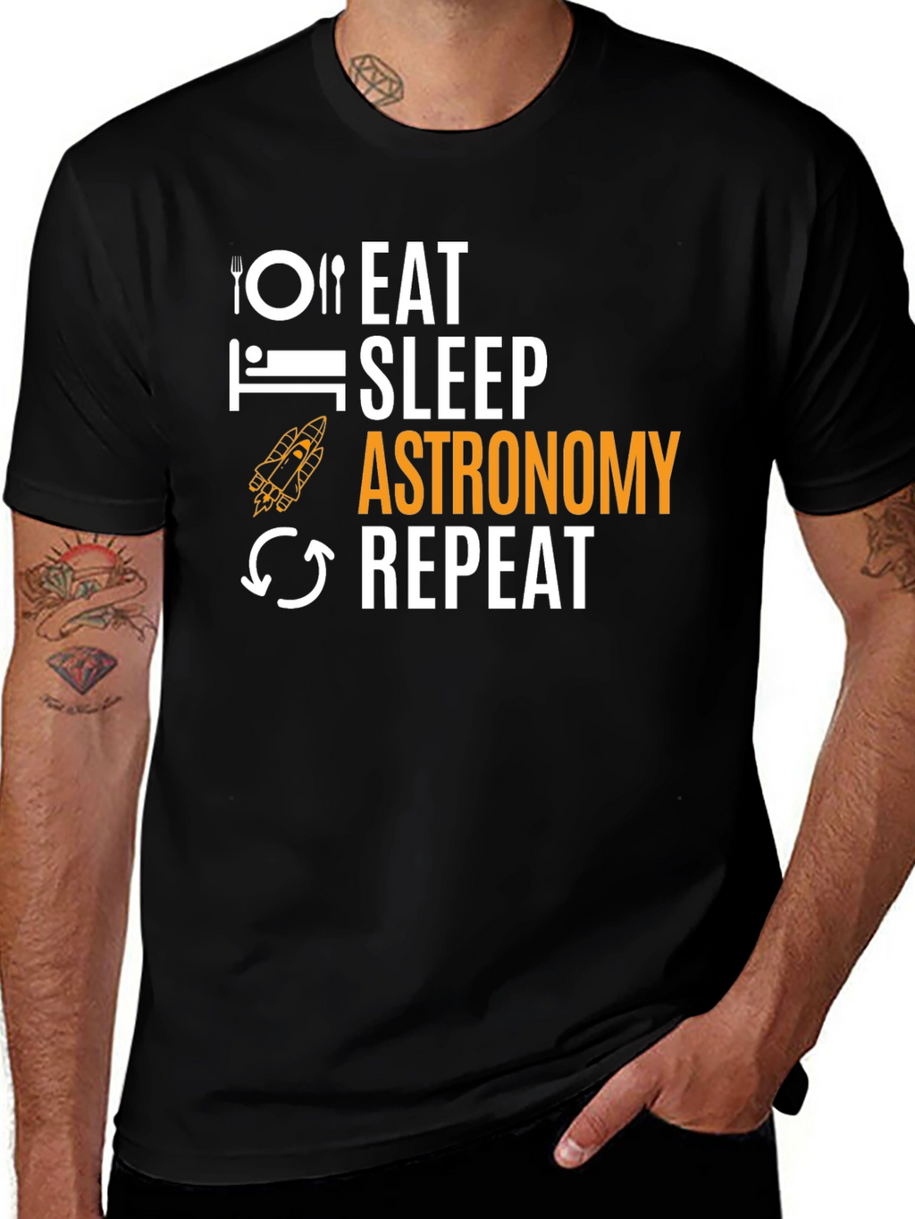 Eat Sleep Astronomy Repeat T-Shirt