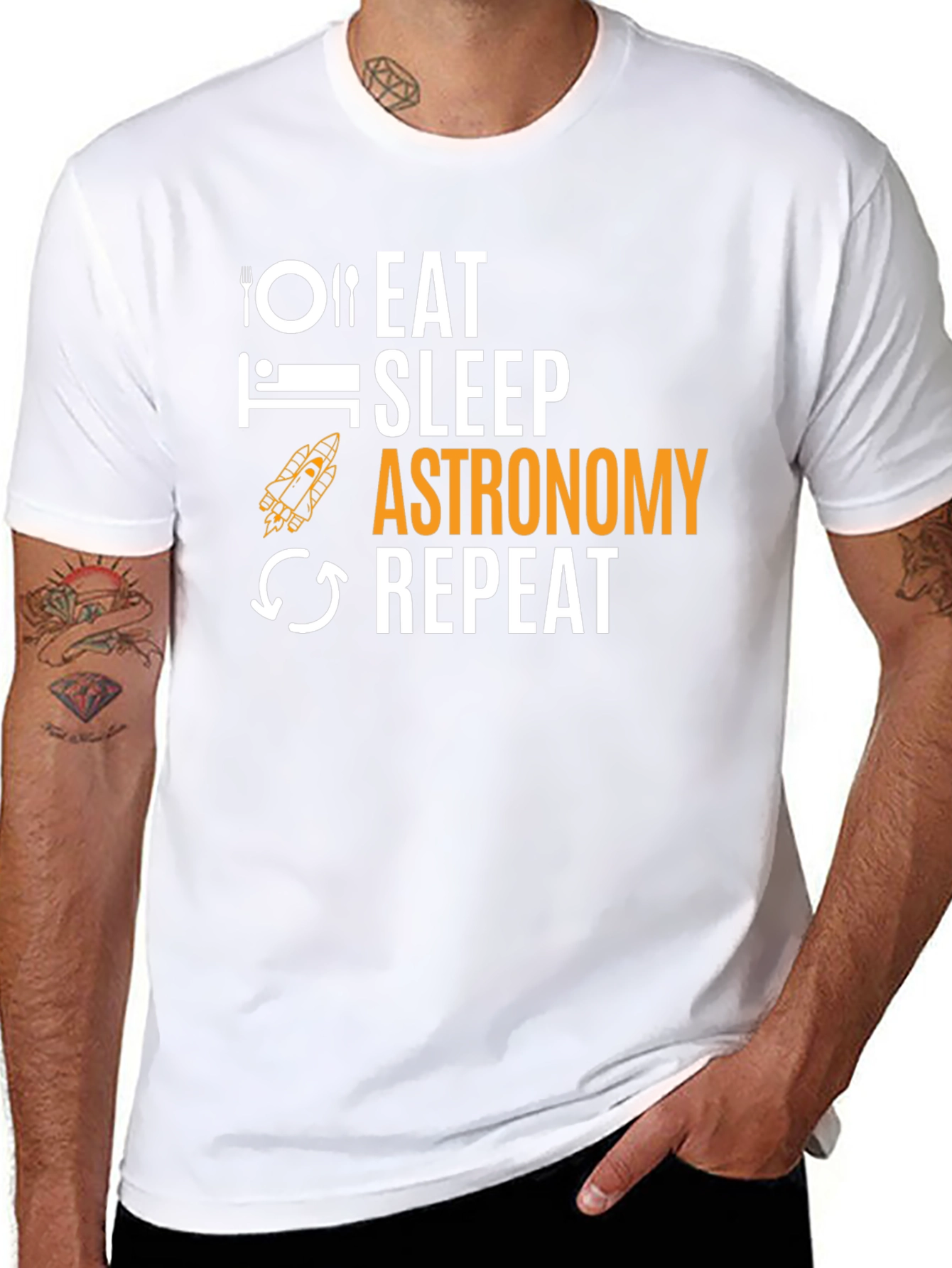 Eat Sleep Astronomy Repeat T-Shirt