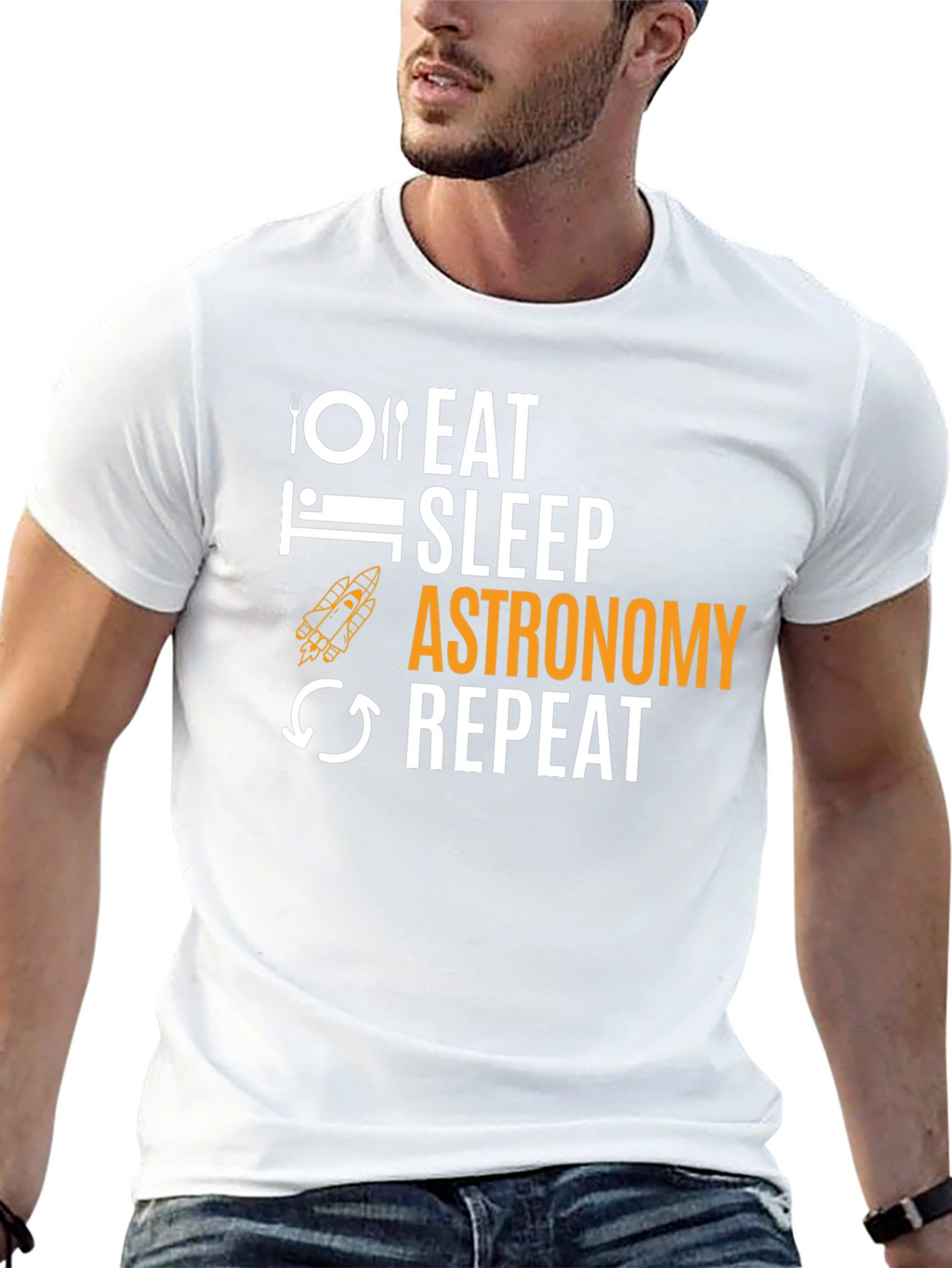 Eat Sleep Astronomy Repeat T-Shirt