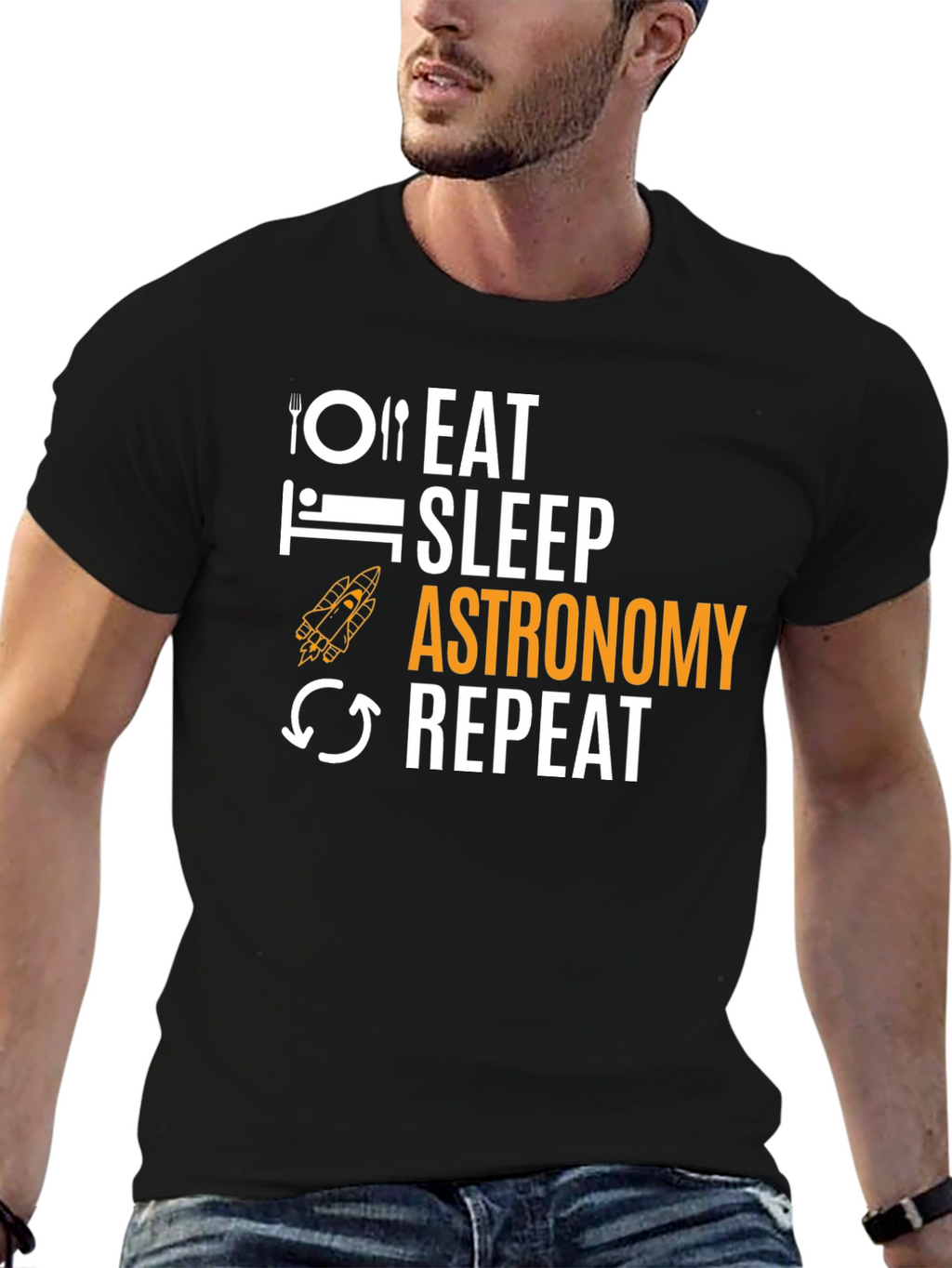 Eat Sleep Astronomy Repeat T-Shirt