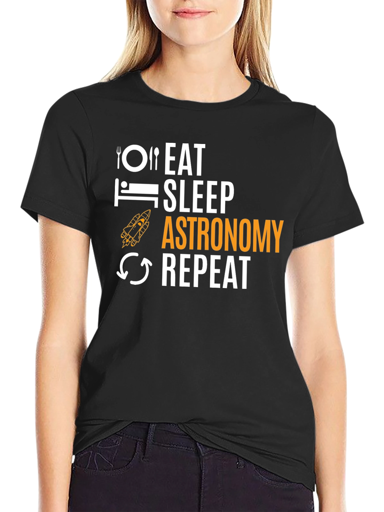 Eat Sleep Astronomy Repeat T-Shirt