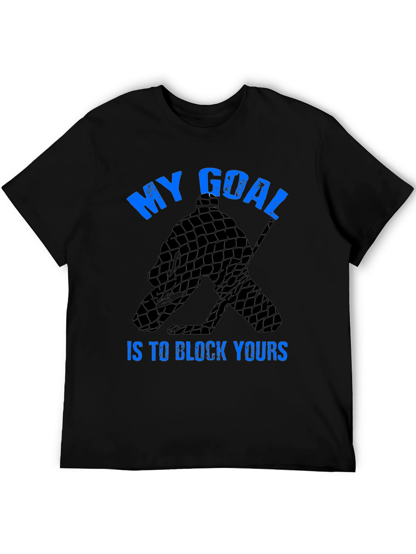 Hockey Goalie Graphic Tee - Block Yours!