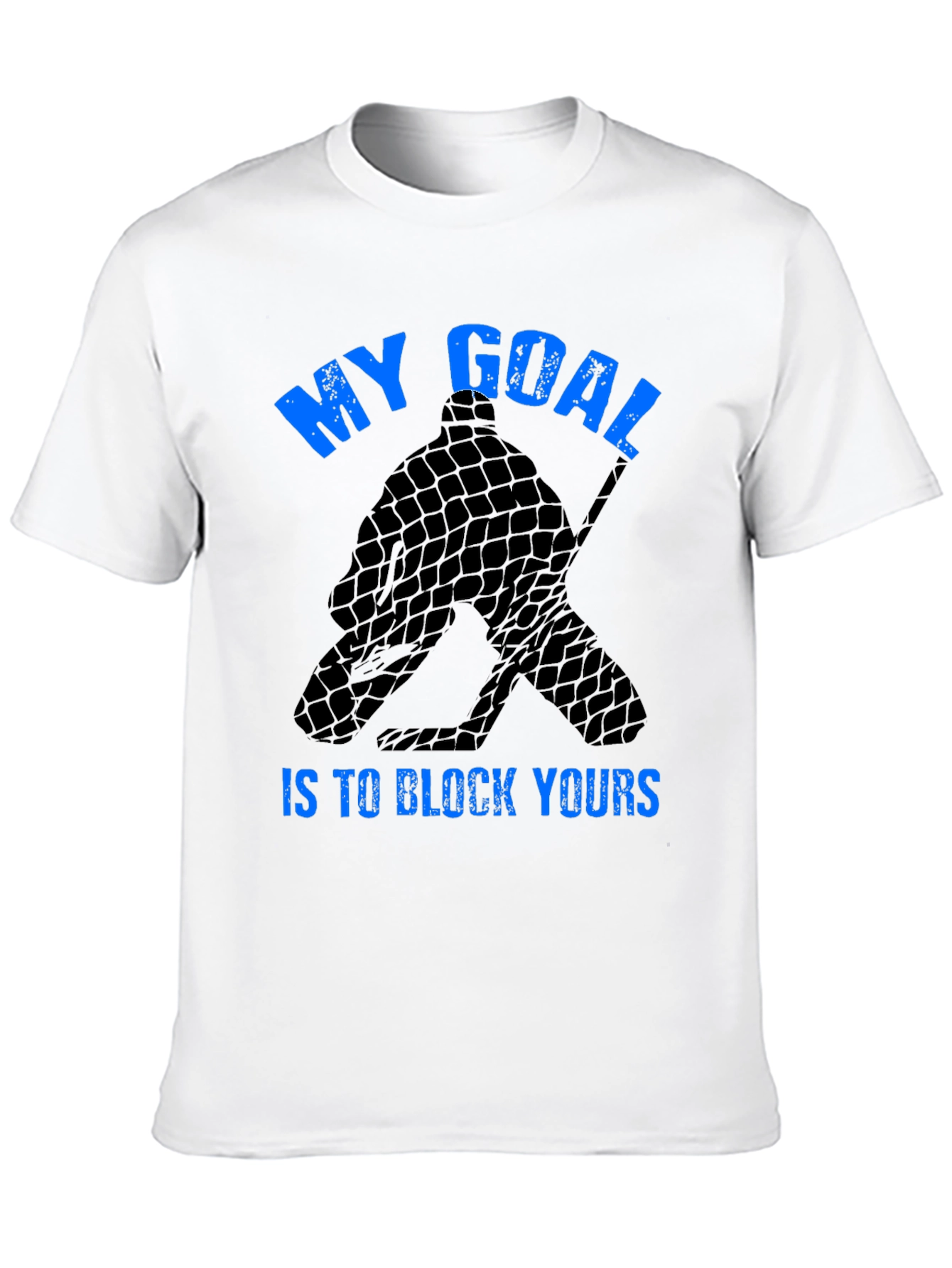 Hockey Goalie Graphic Tee - Block Yours!