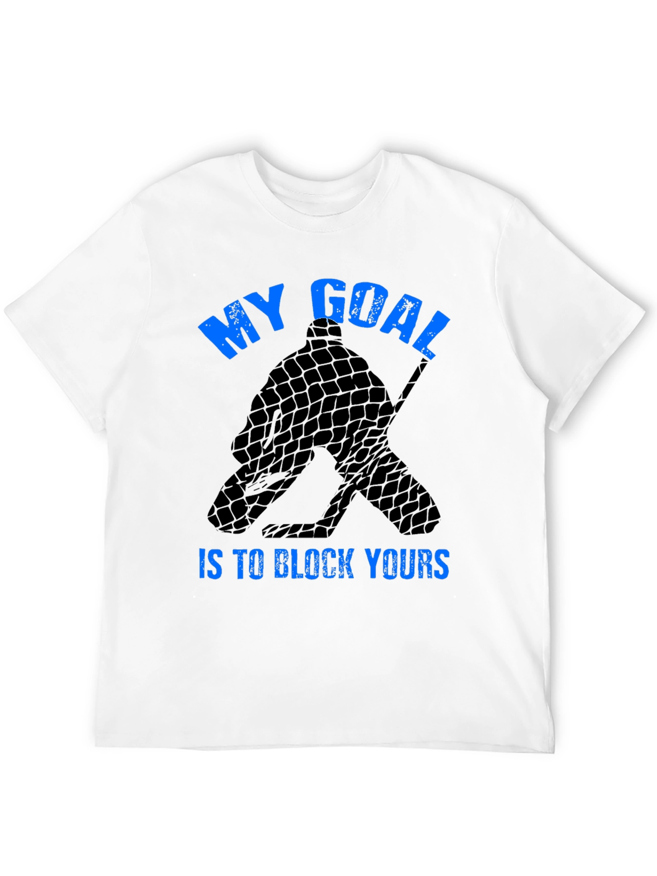 Hockey Goalie Graphic Tee - Block Yours!