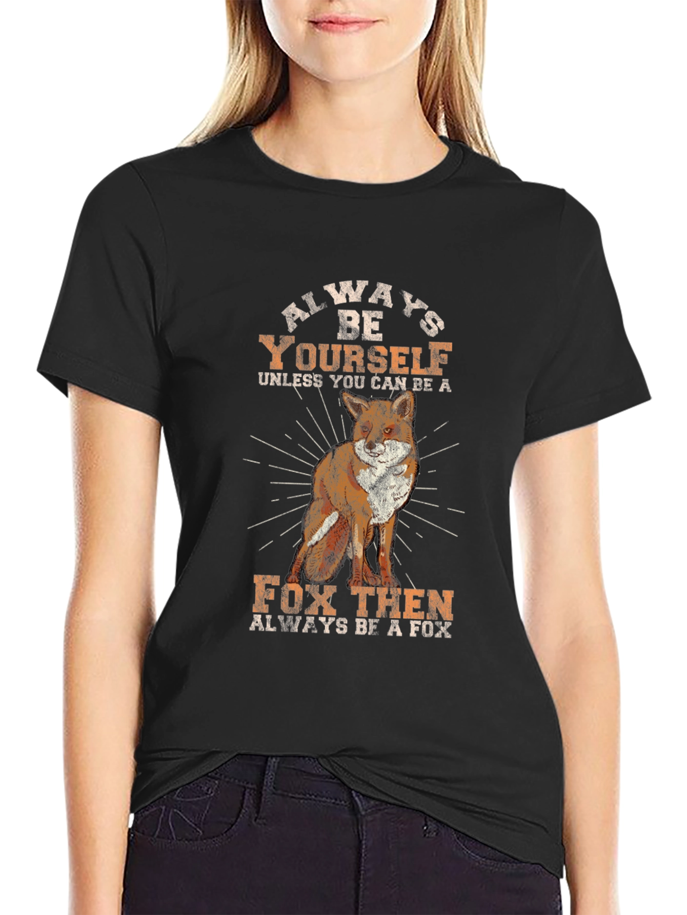 Always Be Yourself Fox Graphic Tee