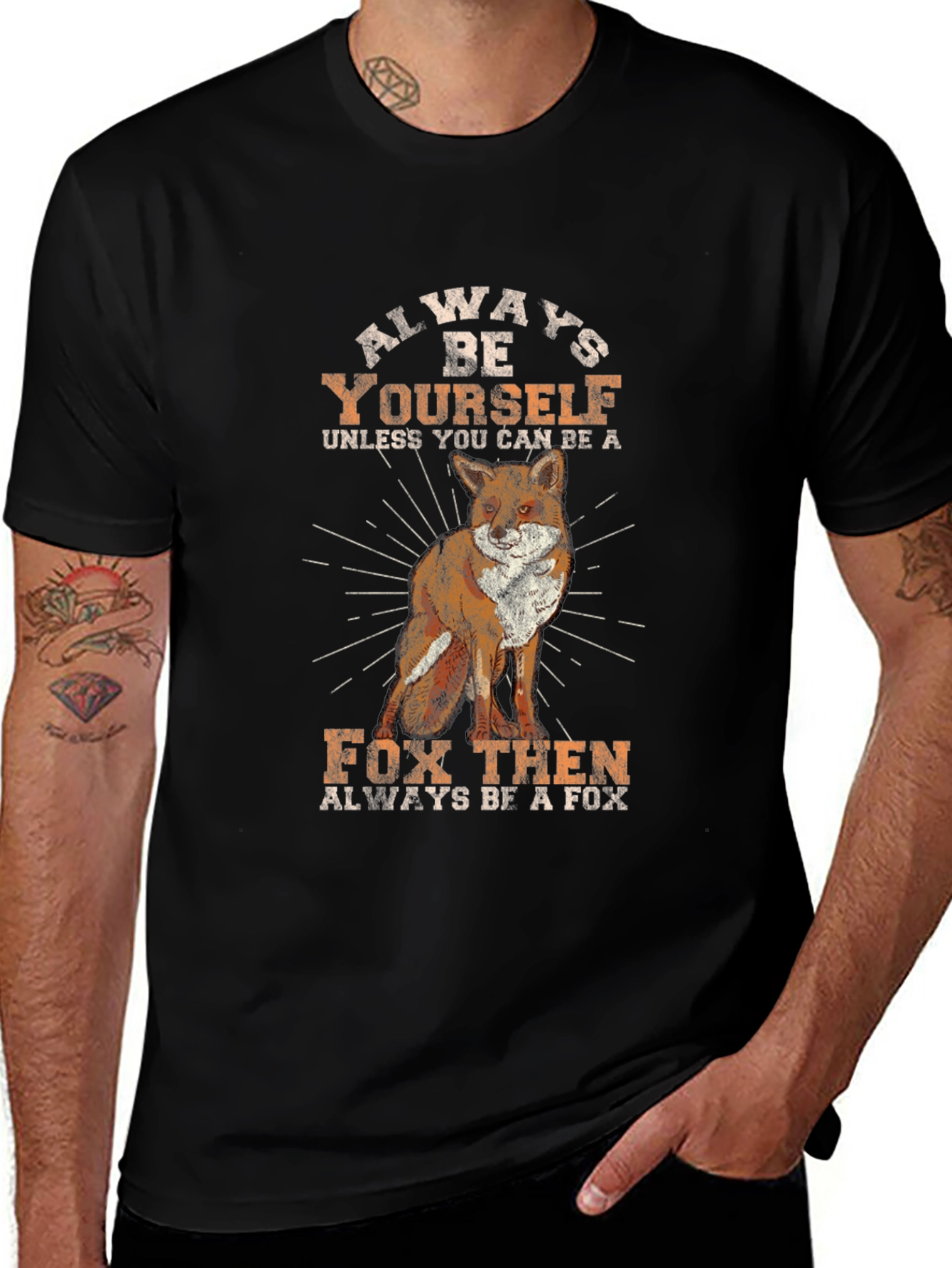 Always Be Yourself Fox Graphic Tee