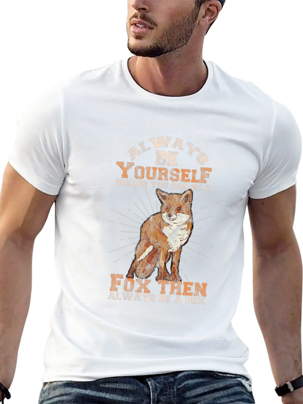 Always Be Yourself Fox Graphic Tee