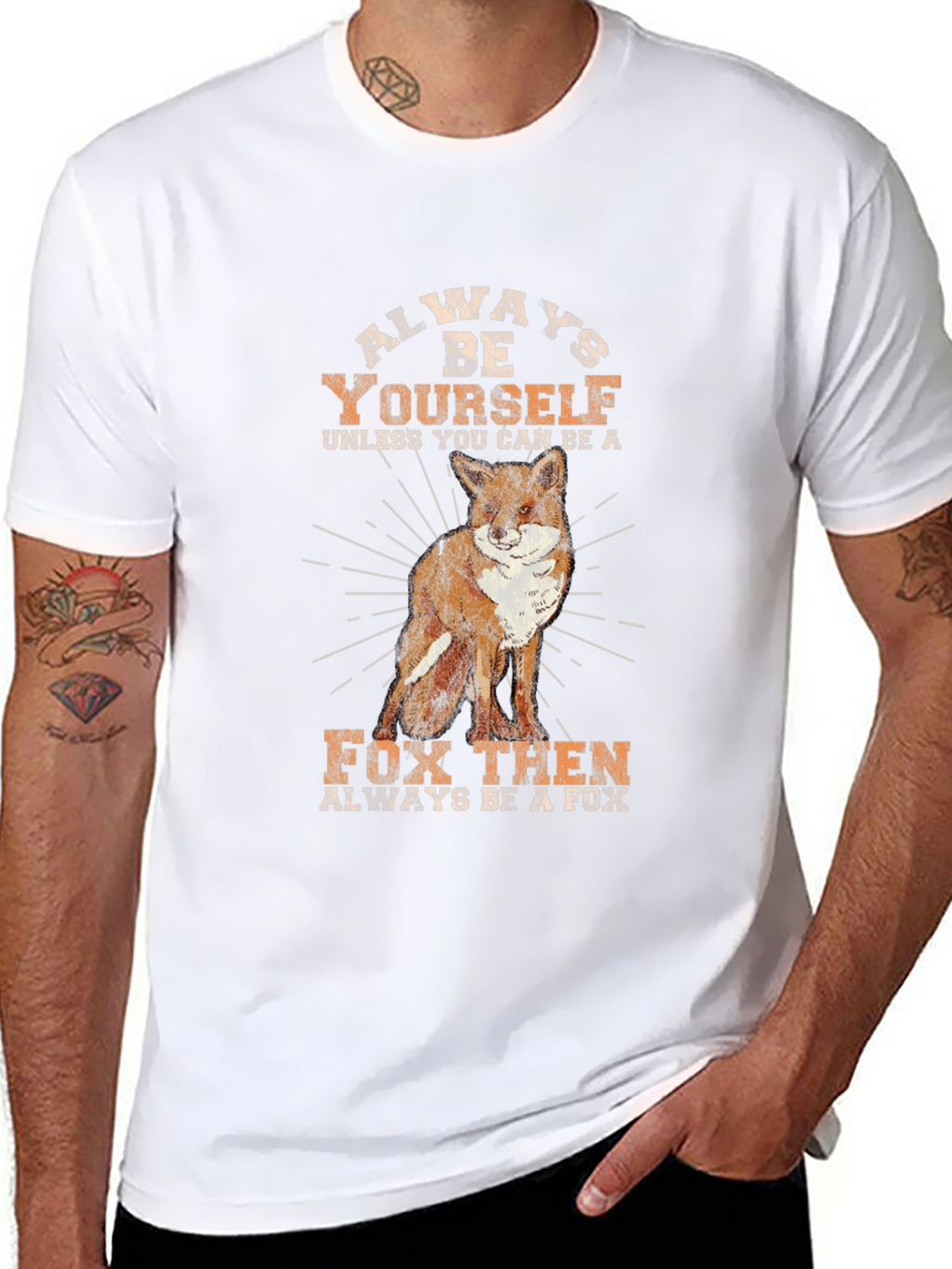 Always Be Yourself Fox Graphic Tee