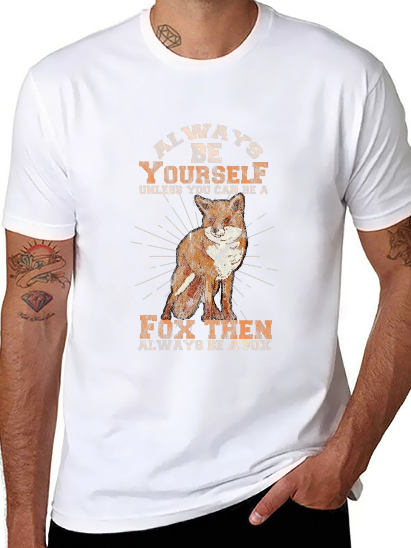 Always Be Yourself Fox Graphic Tee