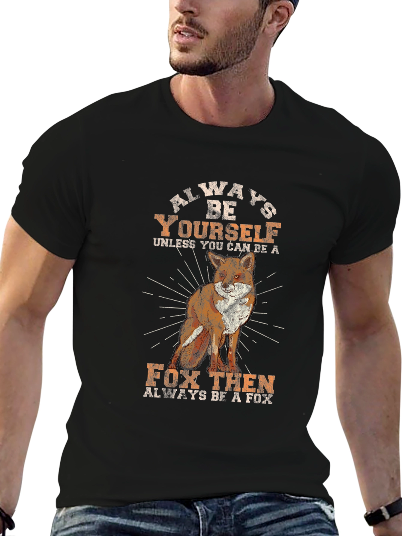 Always Be Yourself Fox Graphic Tee
