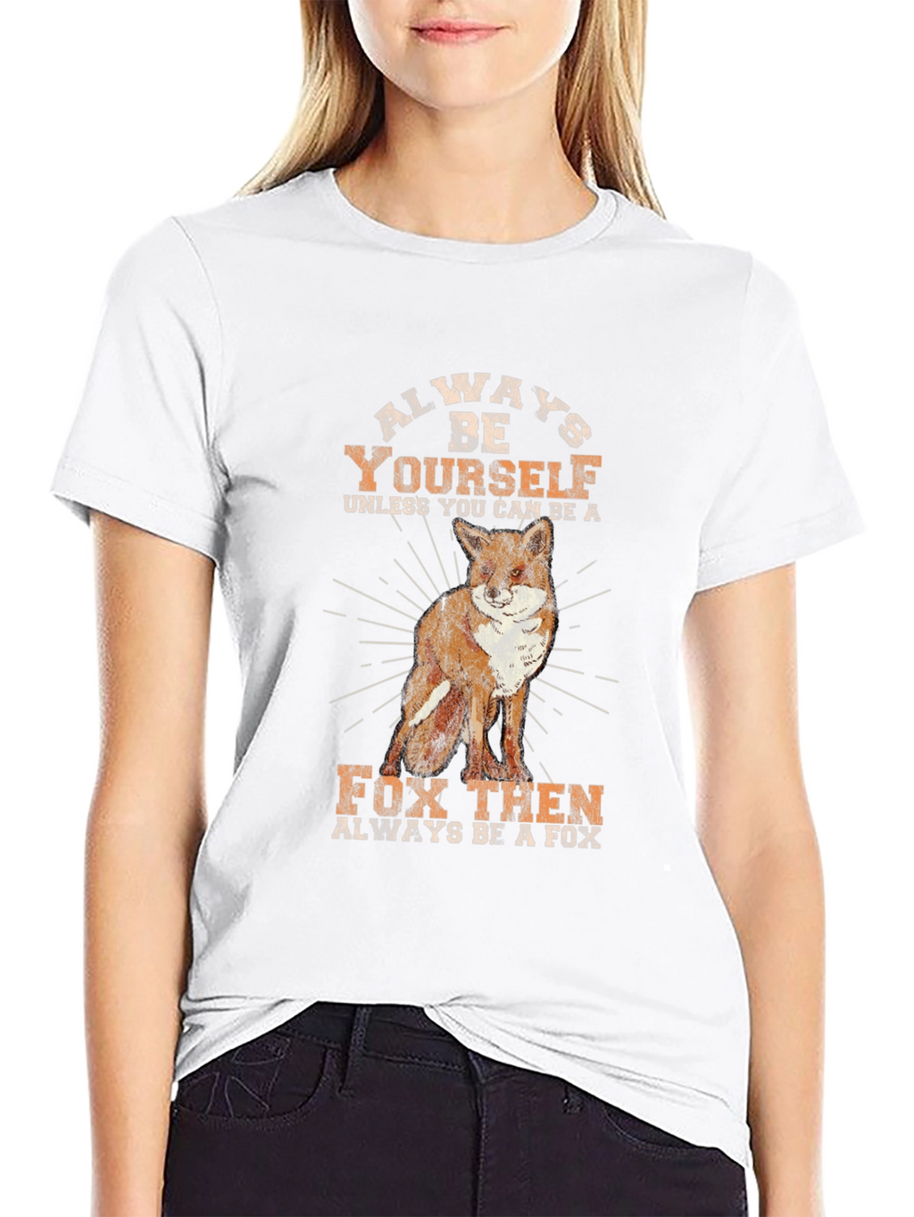 Always Be Yourself Fox Graphic Tee
