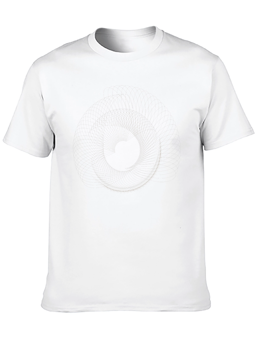 Mens Classic Black Crew Neck T-Shirt