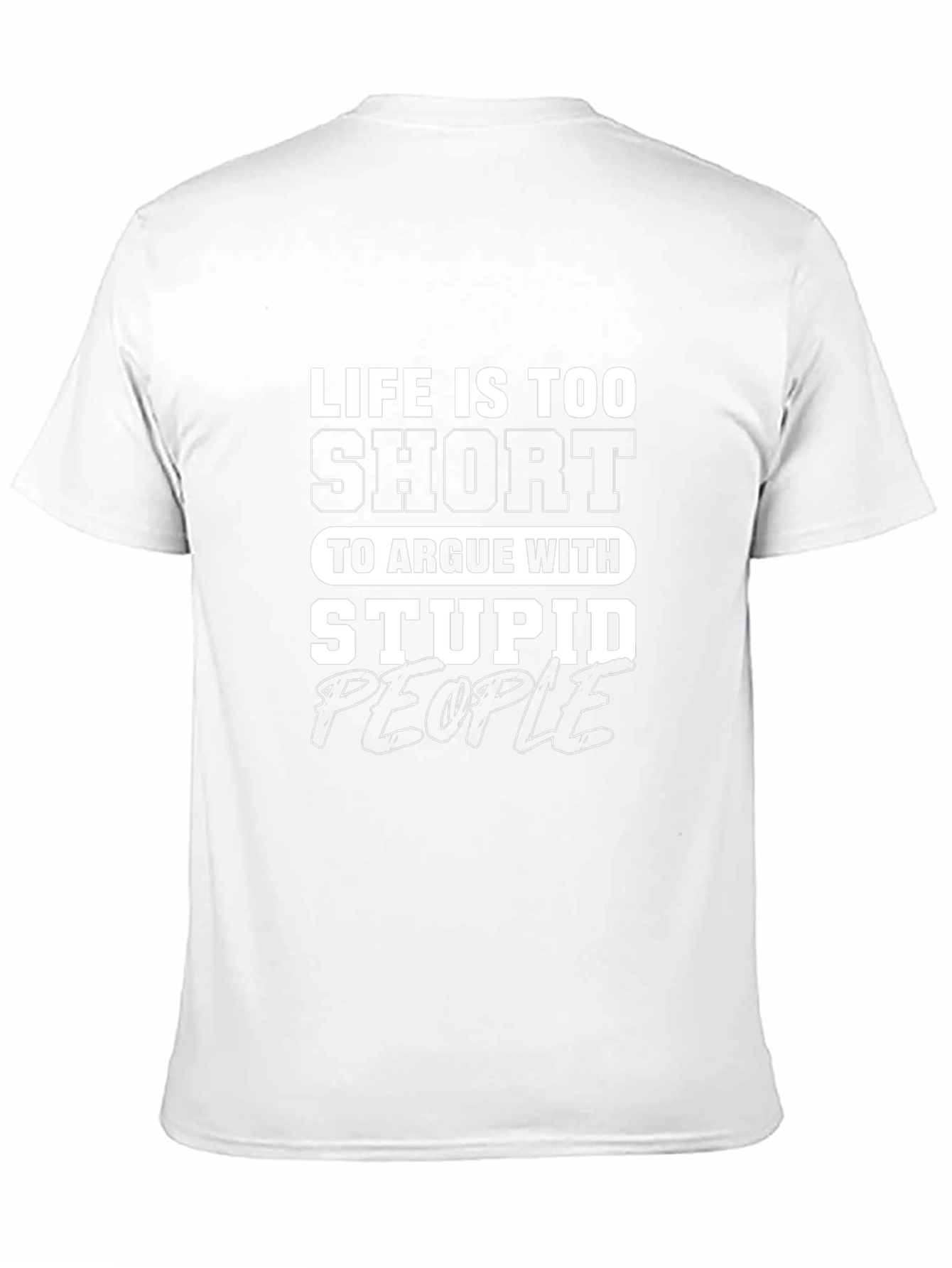 Life Is Too Short Graphic Tee - Black