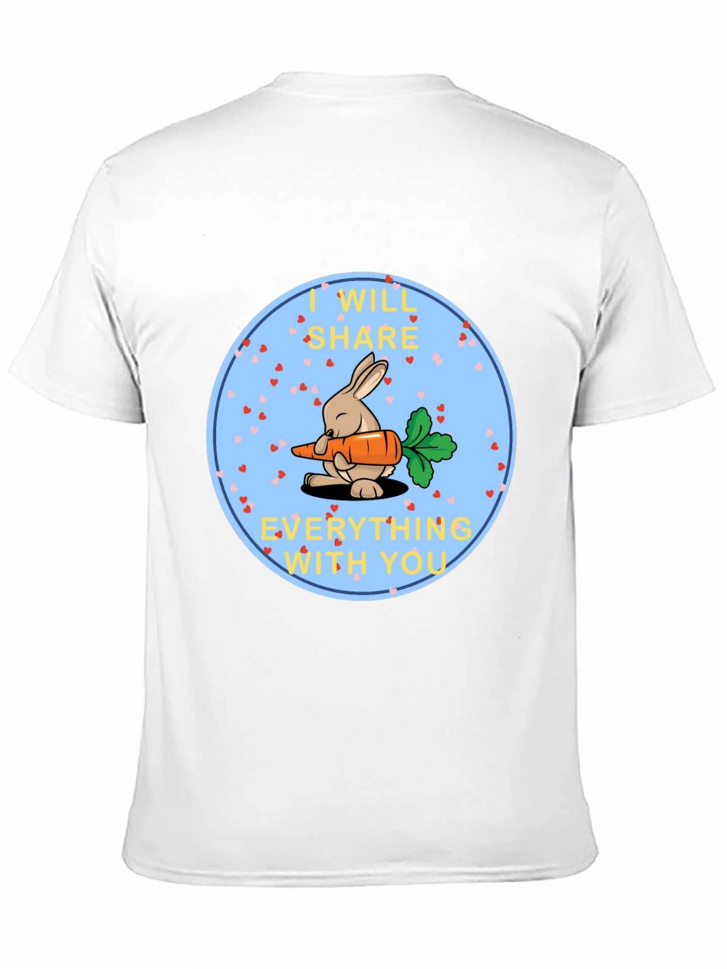 Cute Bunny Share Carrot T-Shirt