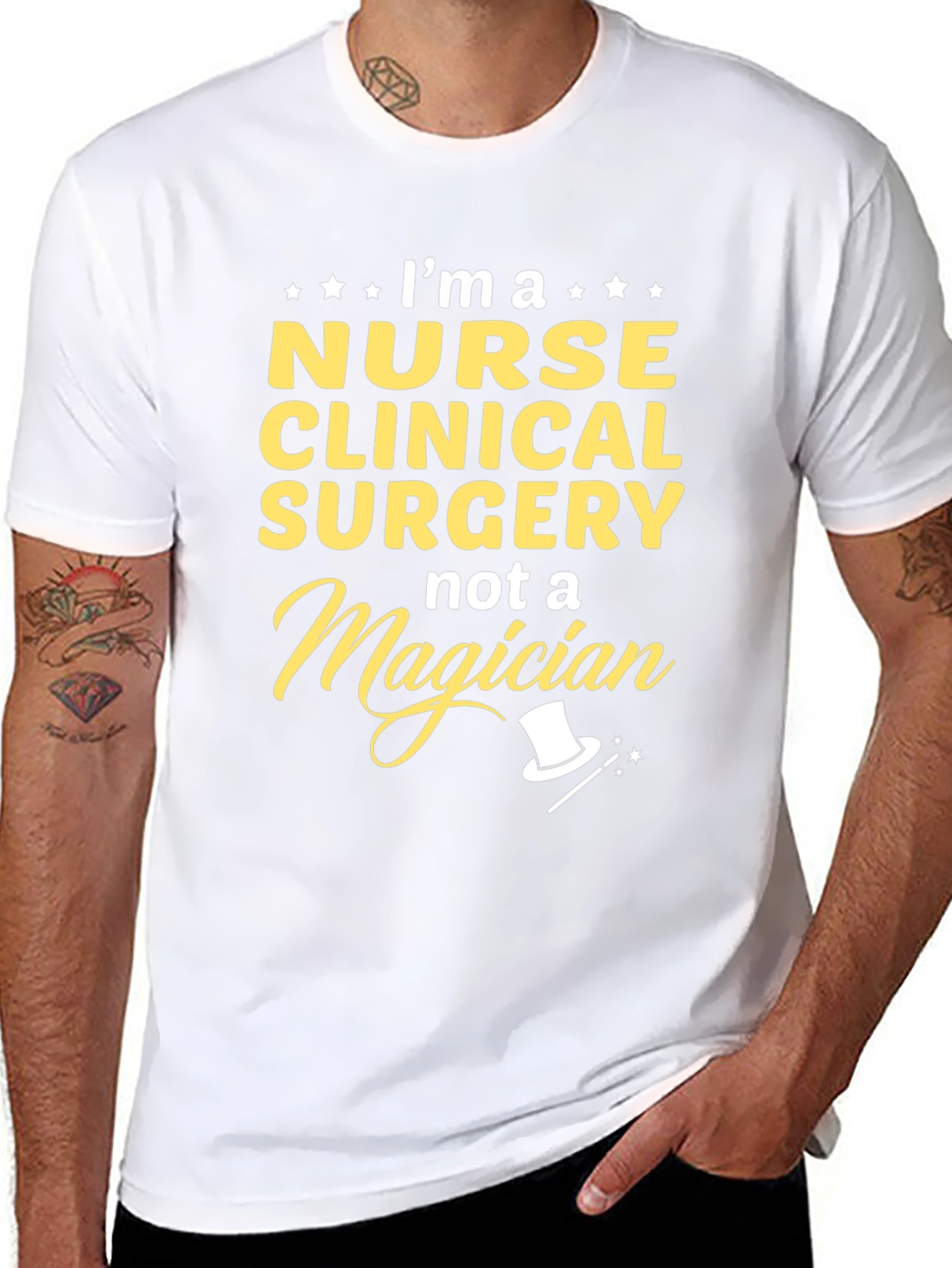 Nurse Clinical Surgery T-Shirt - Not a Magician!