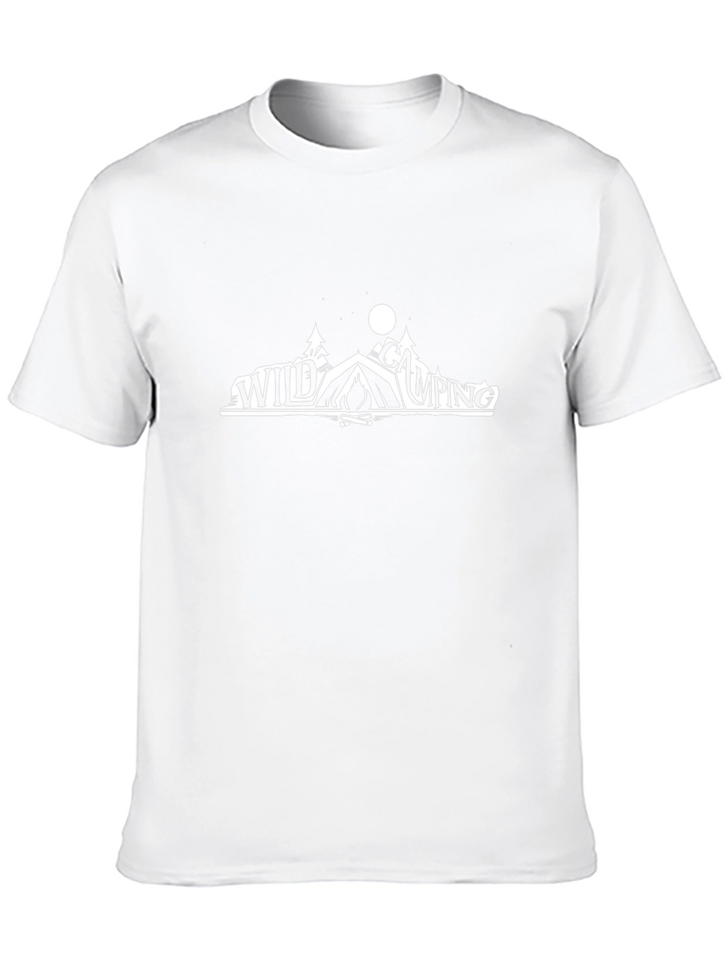 Wild Camping Graphic Tee - Outdoor Adventure Shirt