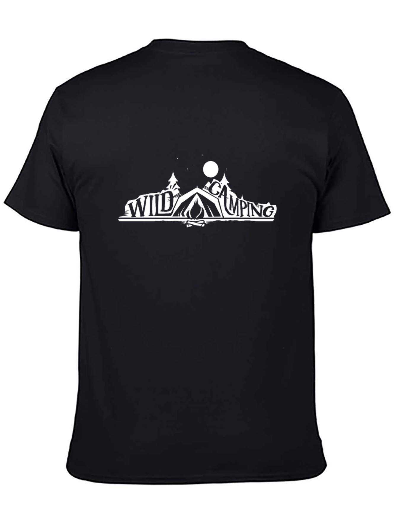 Wild Camping Graphic Tee - Outdoor Adventure Shirt