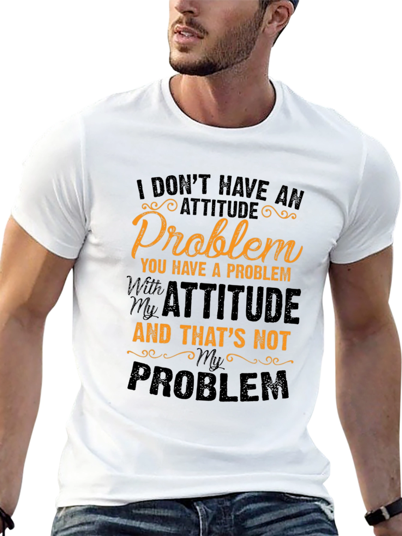 Attitude Problem Graphic Tee - Sarcastic Humor T-Shirt