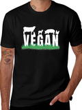 Vegan Animal Silhouette T-Shirt
