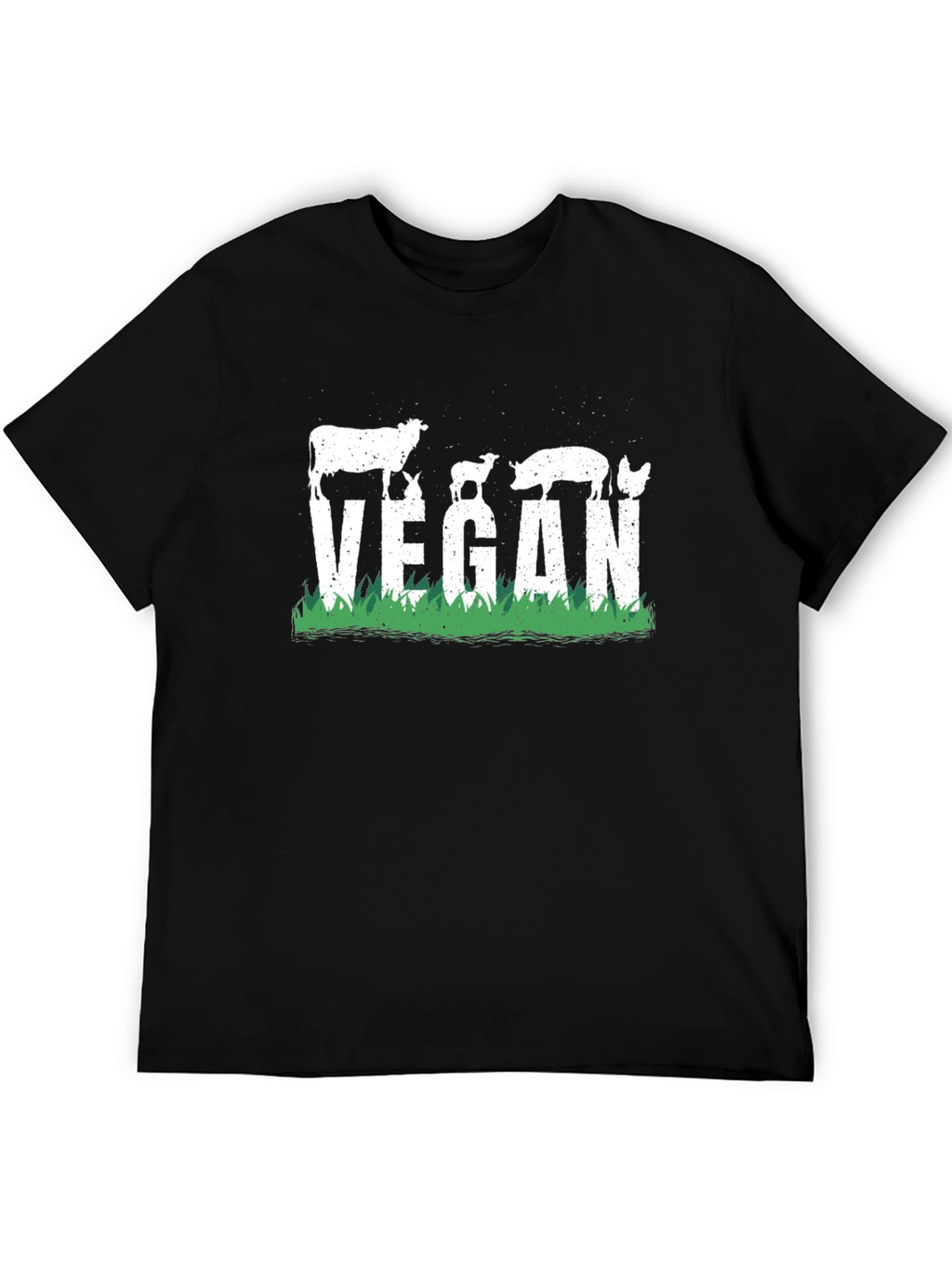 Vegan Animal Silhouette T-Shirt