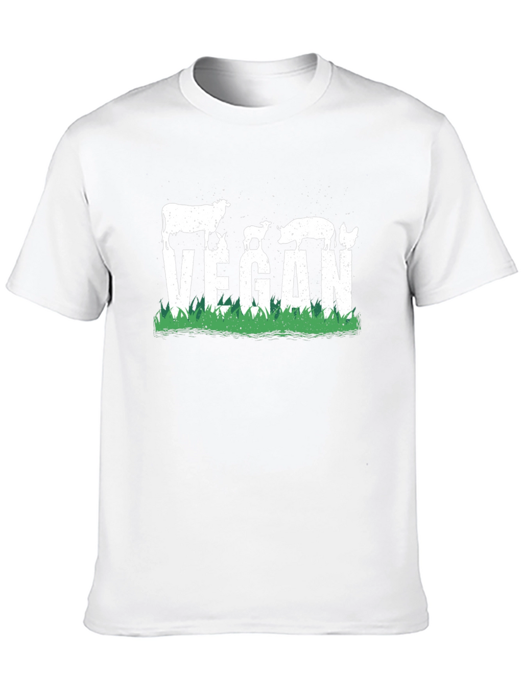 Vegan Animal Silhouette T-Shirt