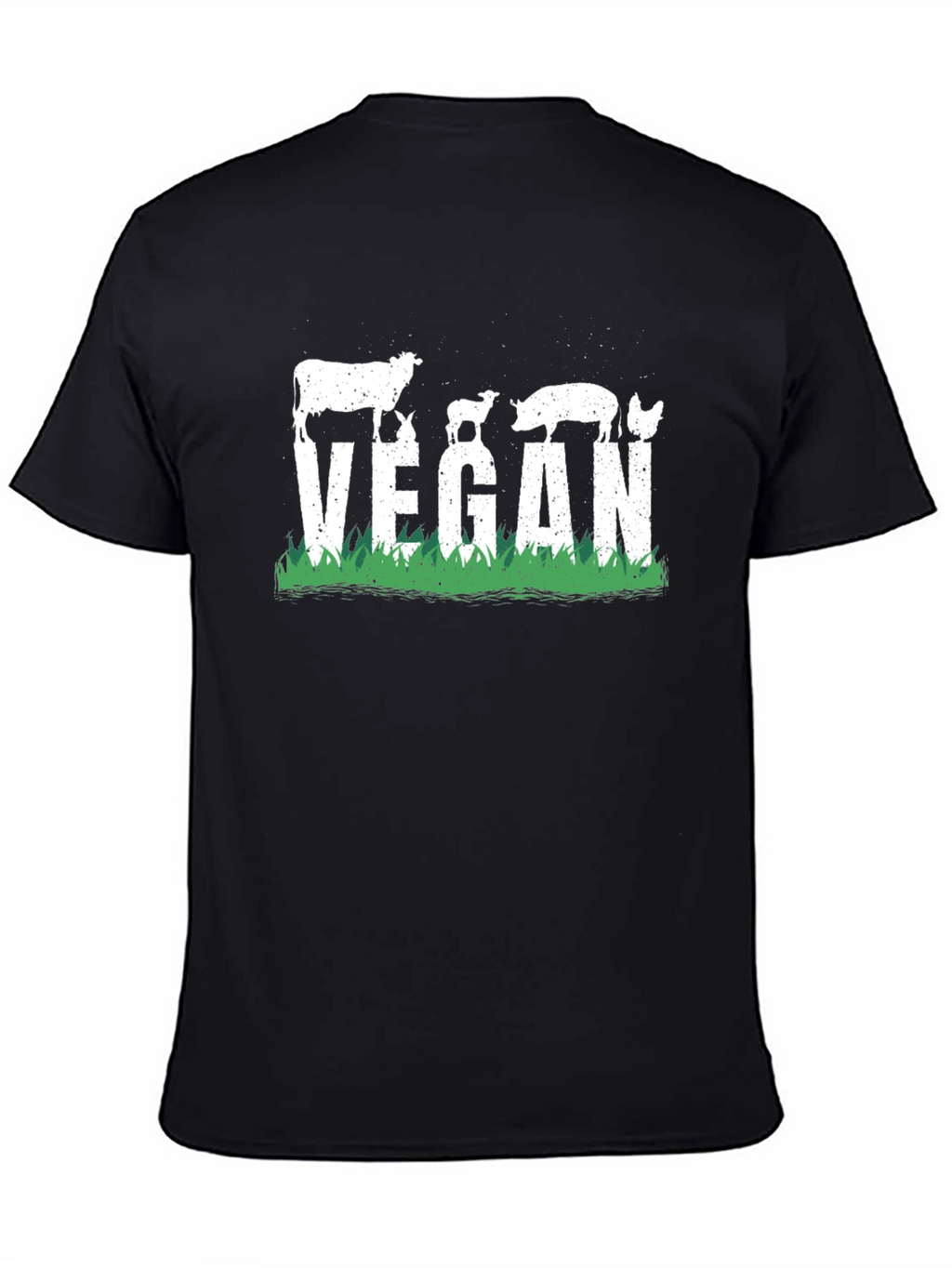 Vegan Animal Silhouette T-Shirt