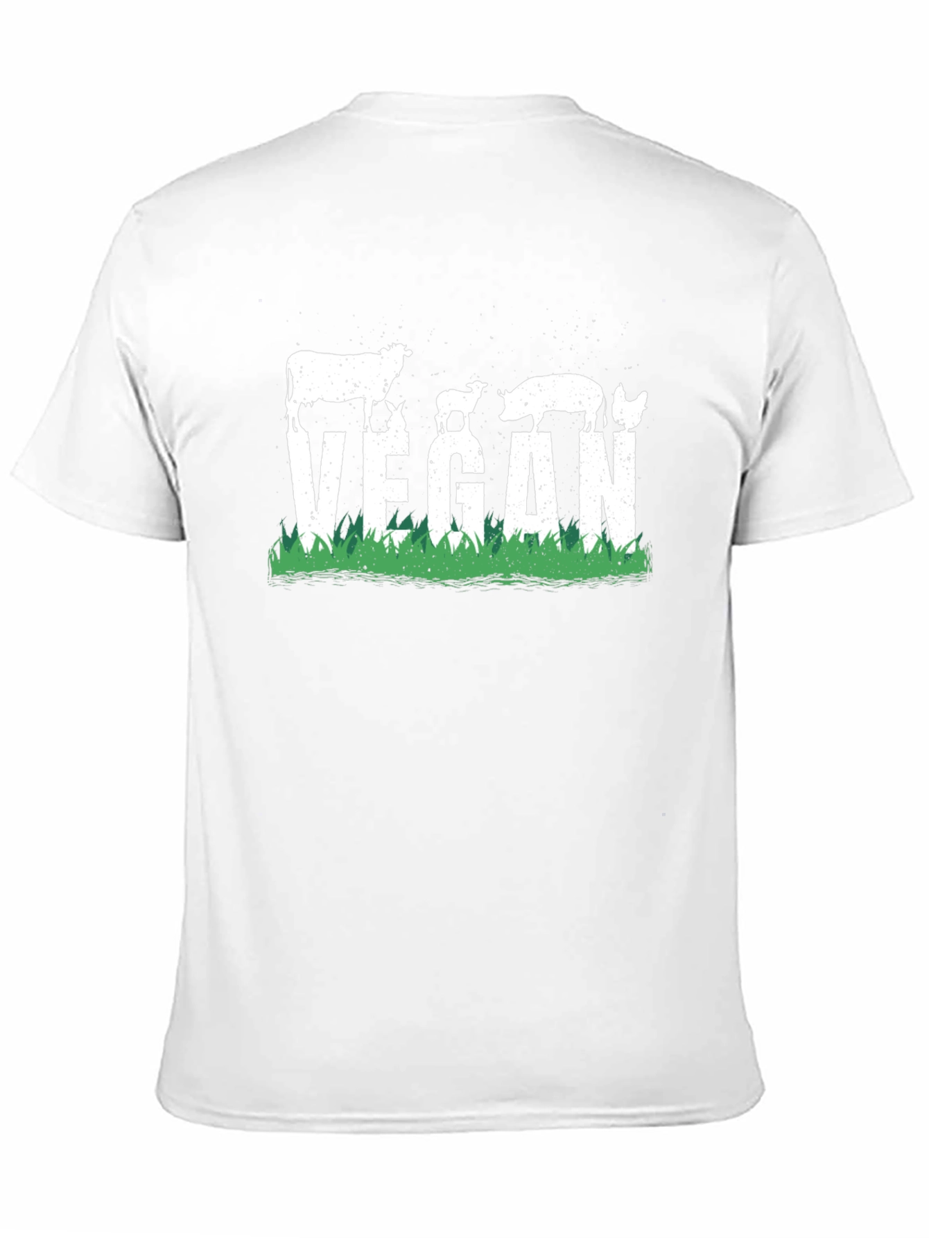Vegan Animal Silhouette T-Shirt