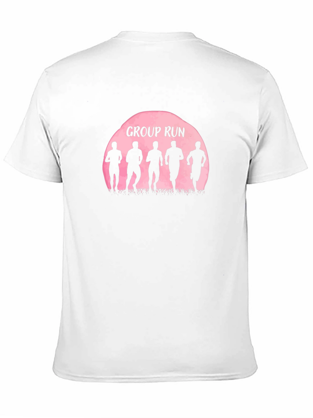 Group Run Silhouette Graphic Tee - Sporty Casual
