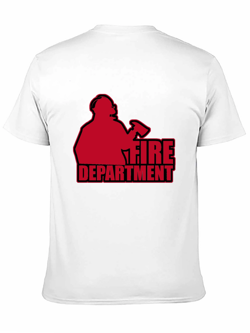 Fire Department T-Shirt - Black Graphic Tee