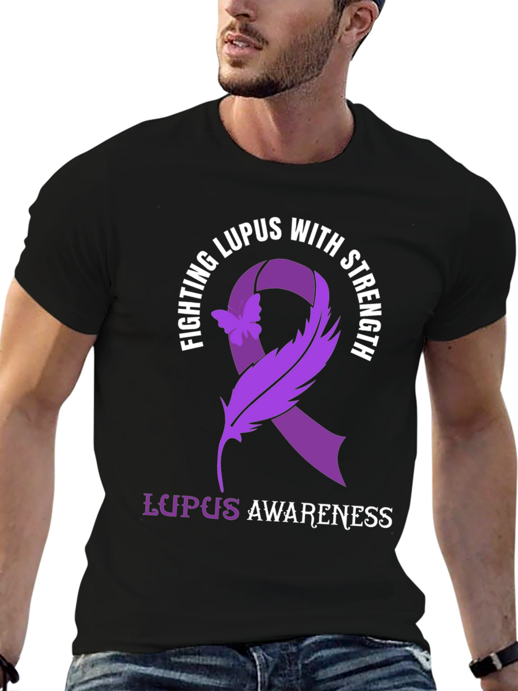 Lupus Awareness Ribbon T-Shirt