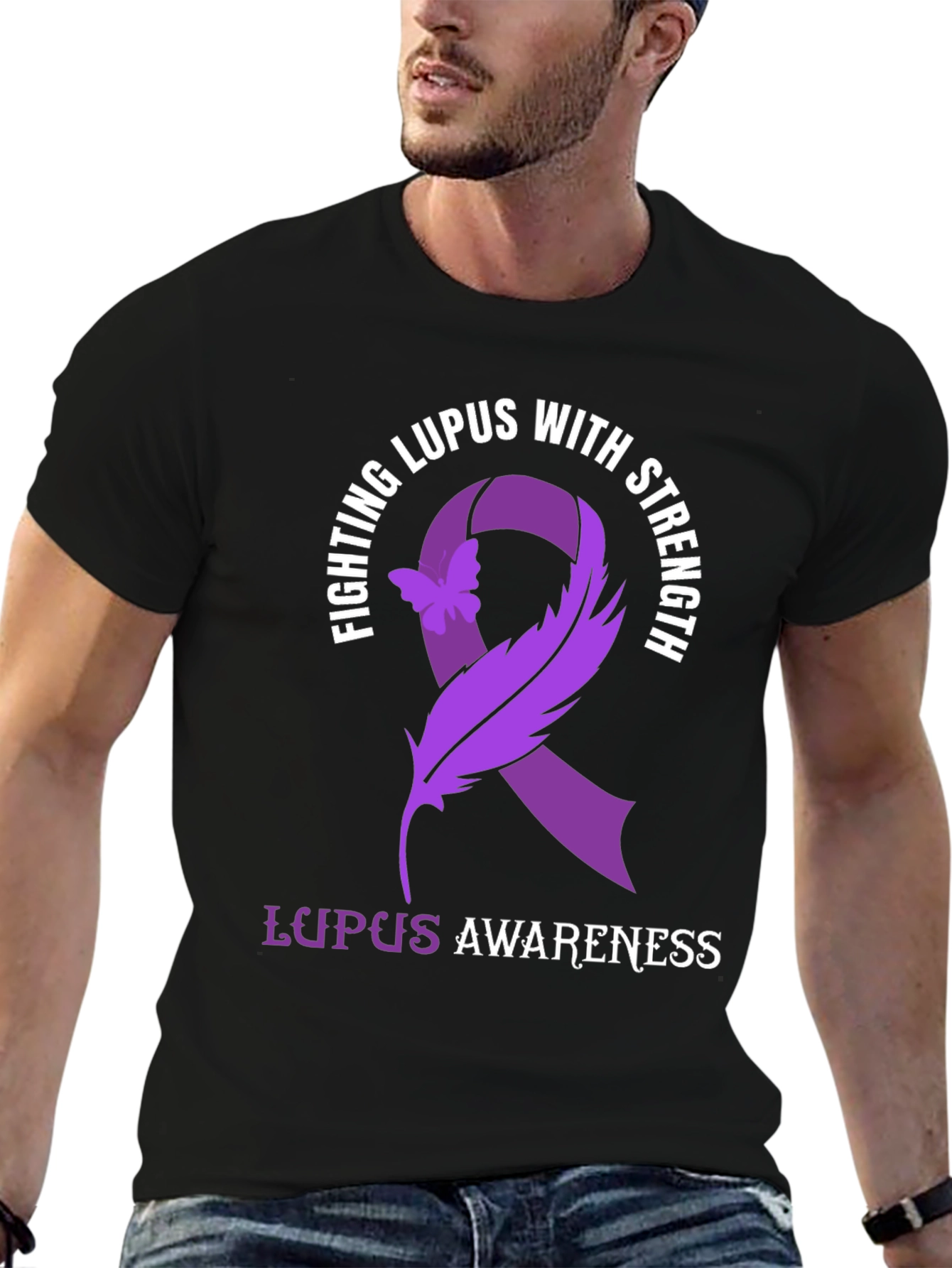 Lupus Awareness Ribbon T-Shirt