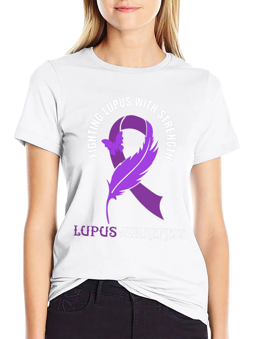 Lupus Awareness Ribbon T-Shirt