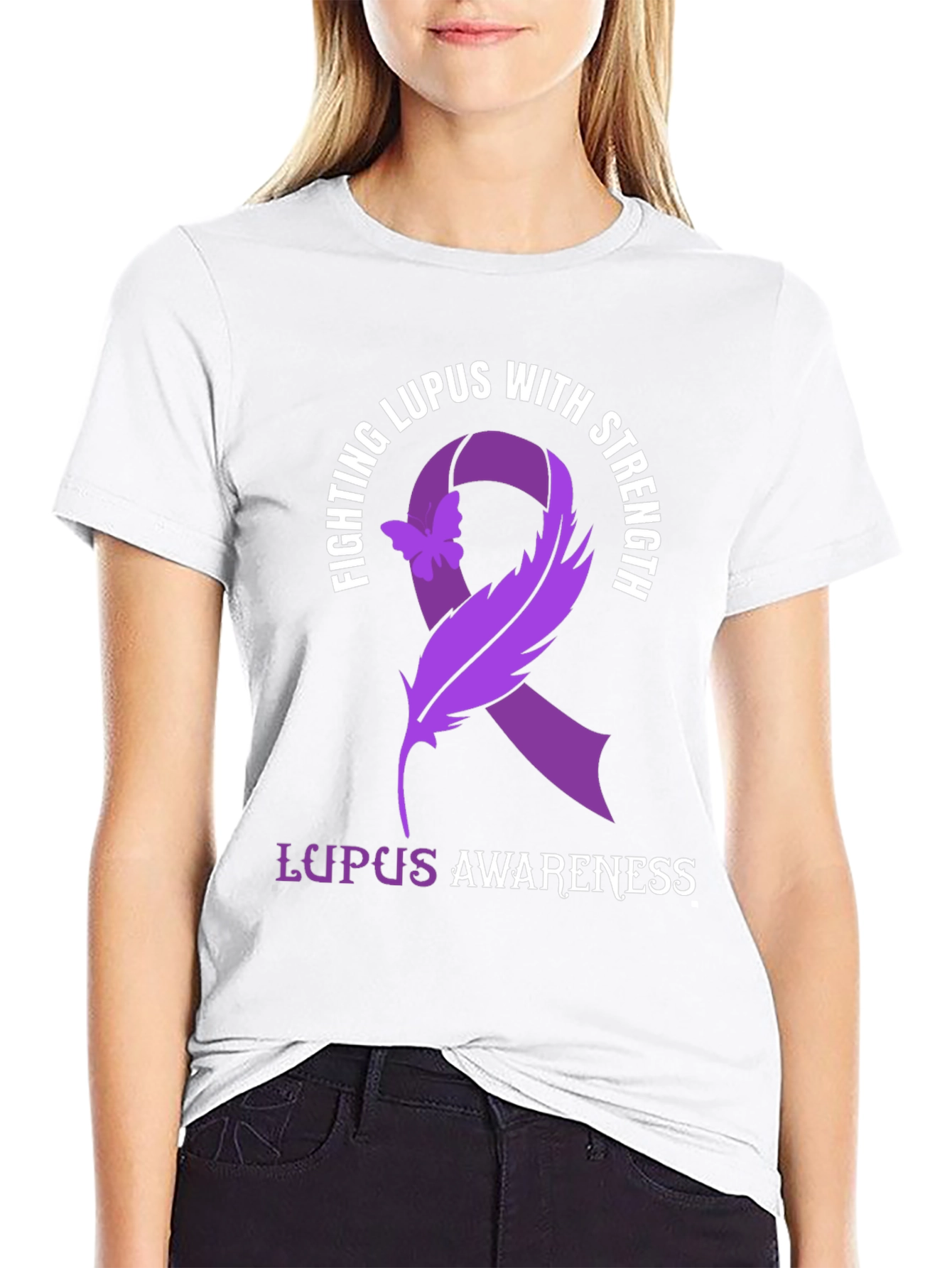 Lupus Awareness Ribbon T-Shirt