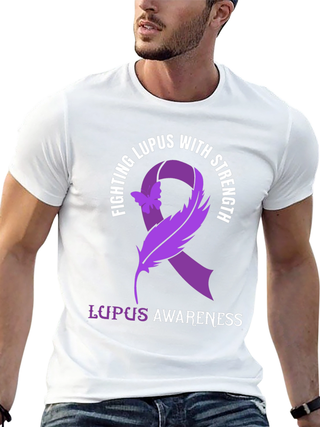 Lupus Awareness Ribbon T-Shirt