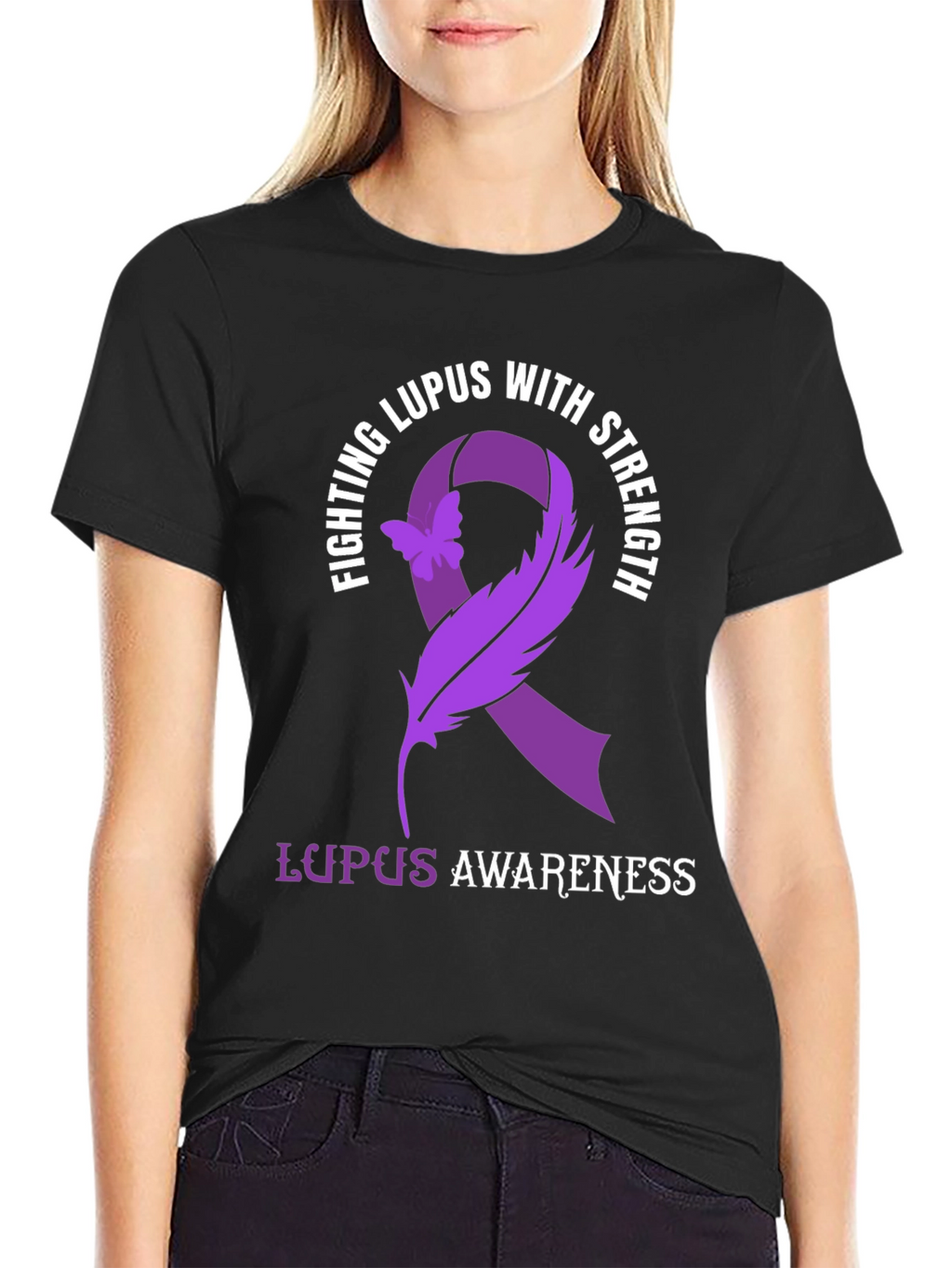 Lupus Awareness Ribbon T-Shirt