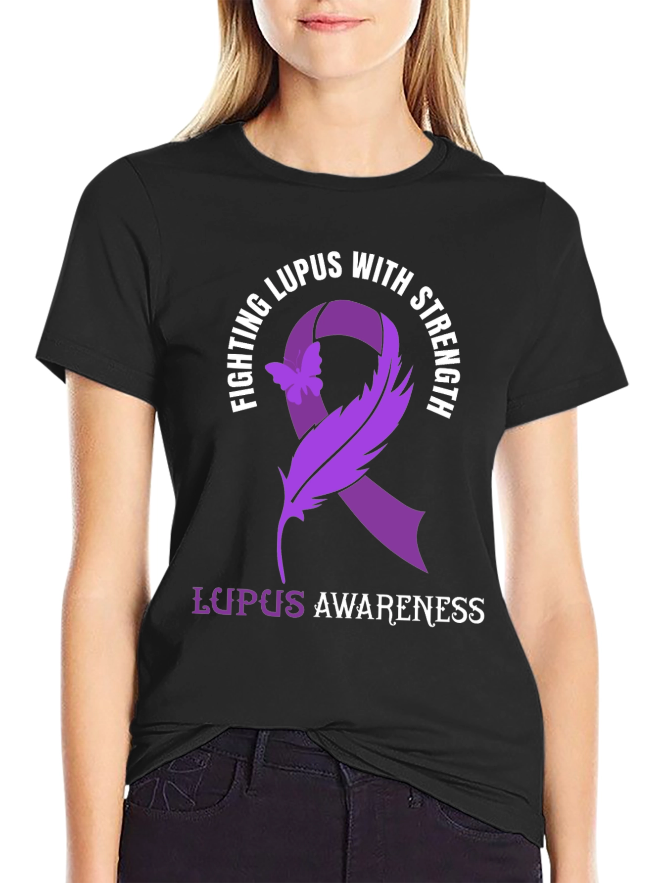 Lupus Awareness Ribbon T-Shirt