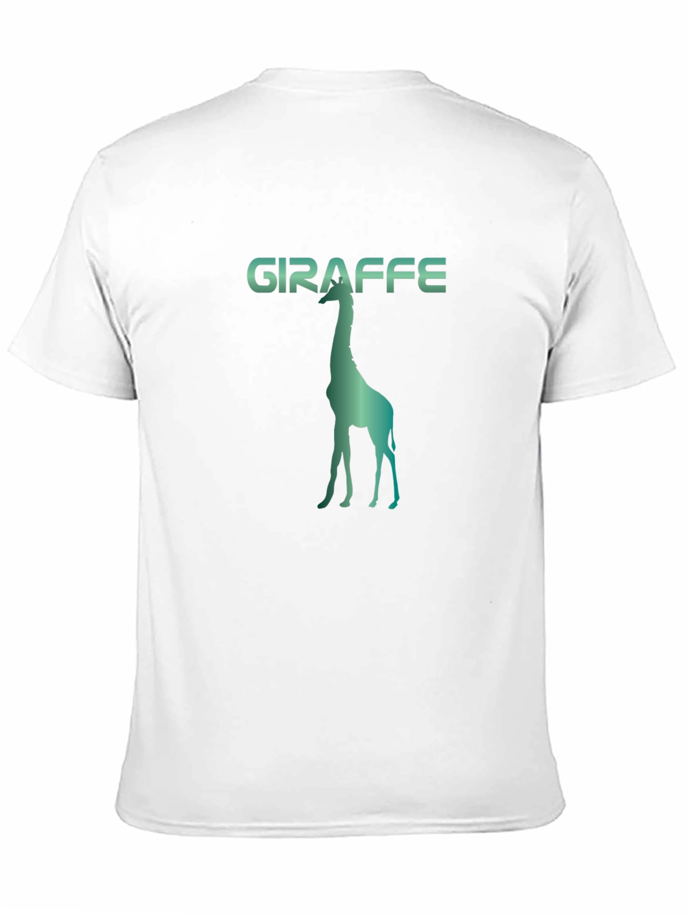 Giraffe Silhouette Graphic Print Tee