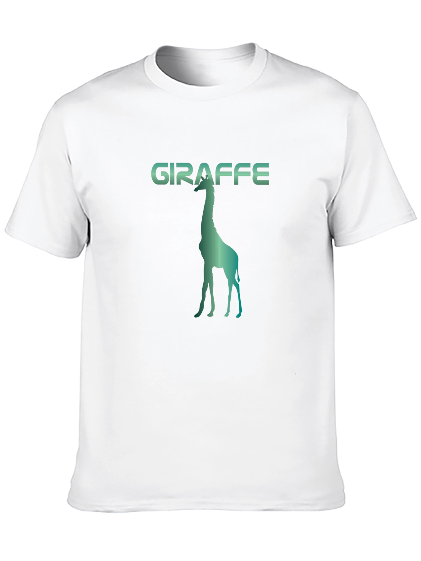 Giraffe Silhouette Graphic Print Tee
