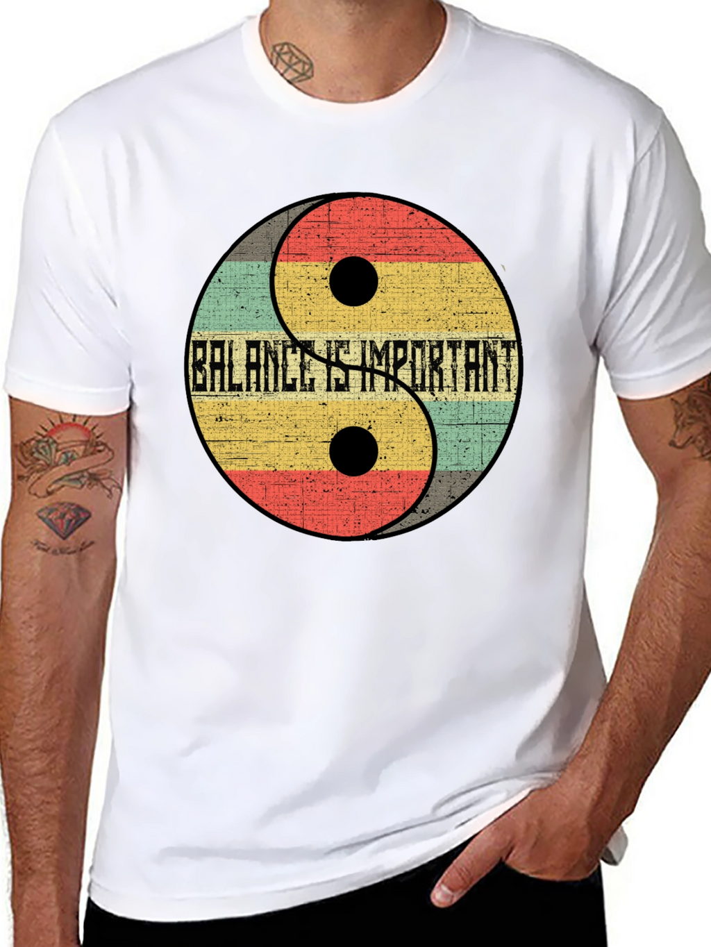 Balance is Important Yin Yang Graphic Tee