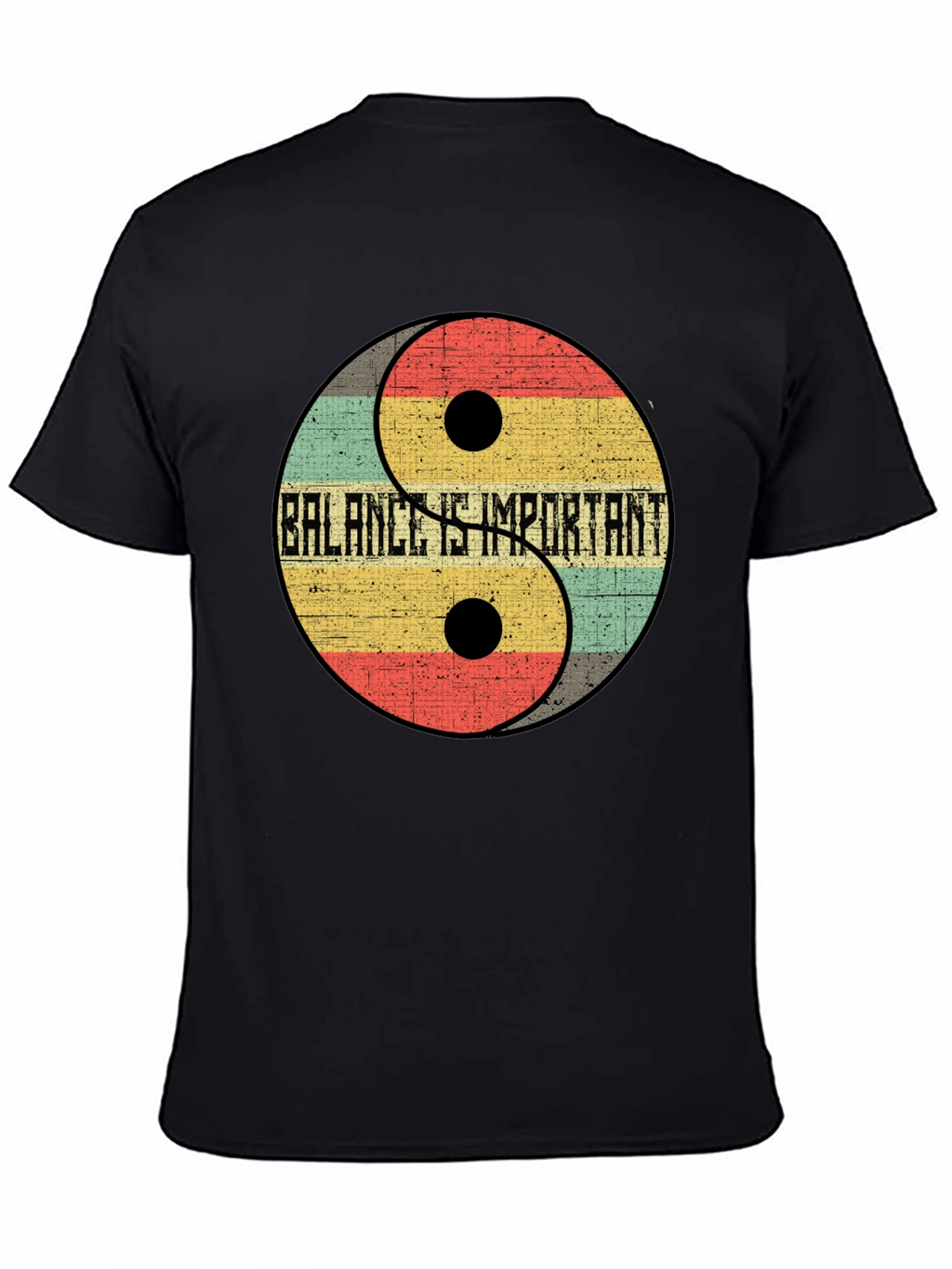 Balance is Important Yin Yang Graphic Tee