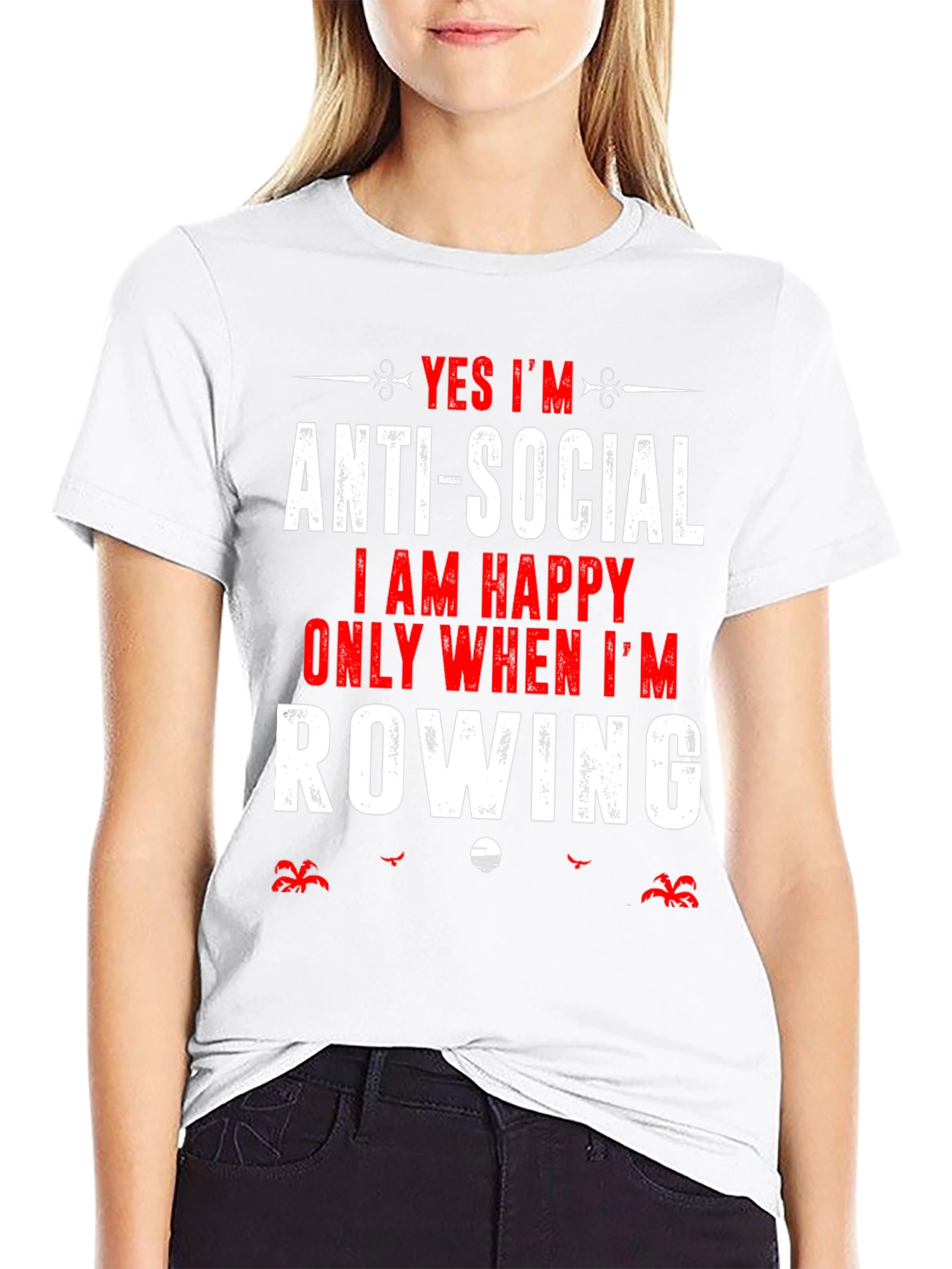Anti-Social Row Boat T-Shirt