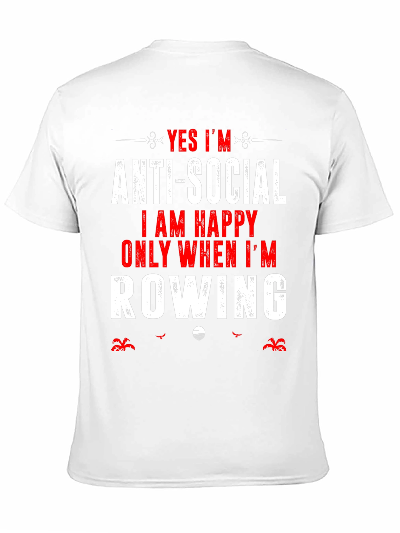Anti-Social Row Boat T-Shirt